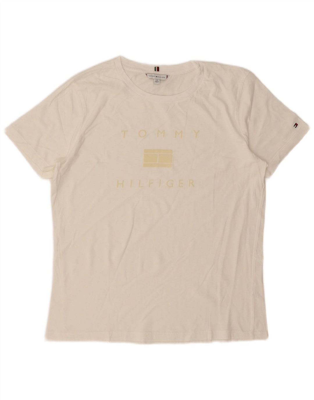 Maglietta da donna Tommy Hilfiger Top UK 16 grande bianca