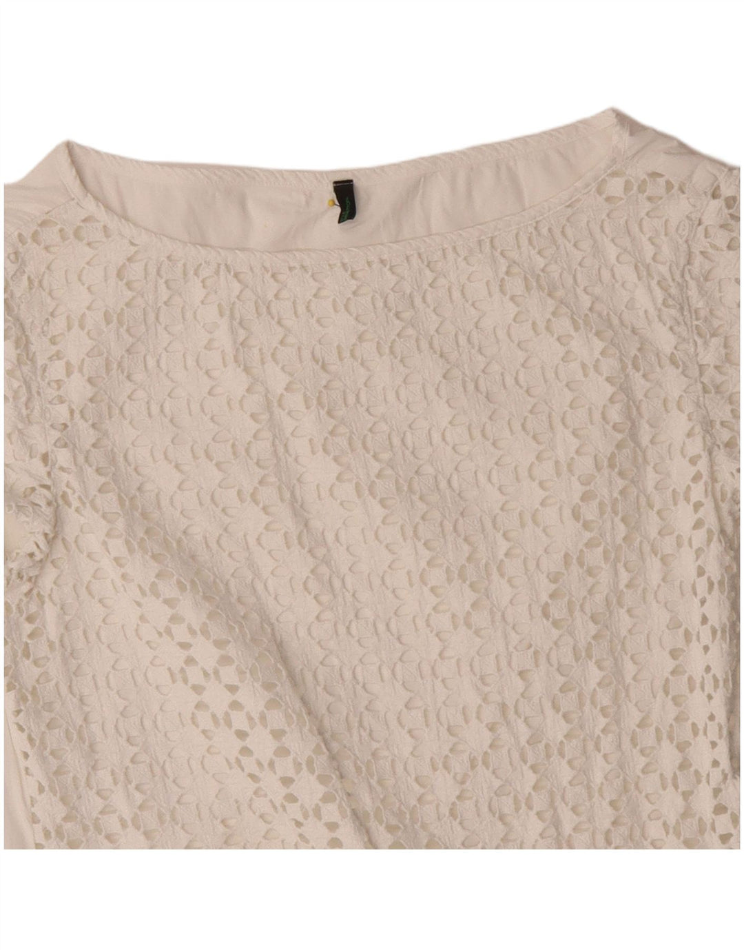 Camicetta da donna Benetton Top UK 14 Medio Bianco