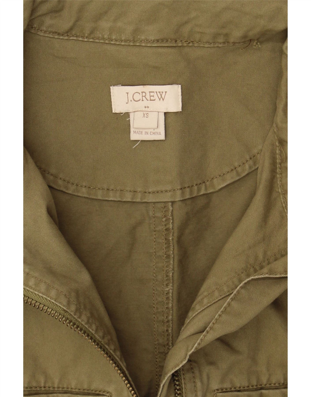 J. CREW Mens Utility Jacket uk 34 XS Green Cotton Vintage J. Crew and Second-Hand J. Crew from Messina Hembry 
