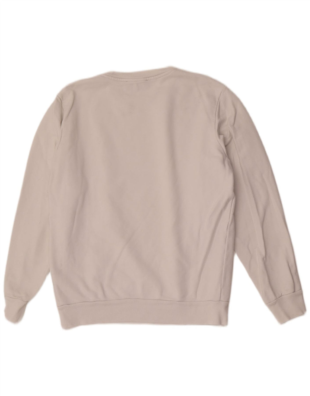 Diesel Felpa grafica da uomo Maglione grande cotone bianco