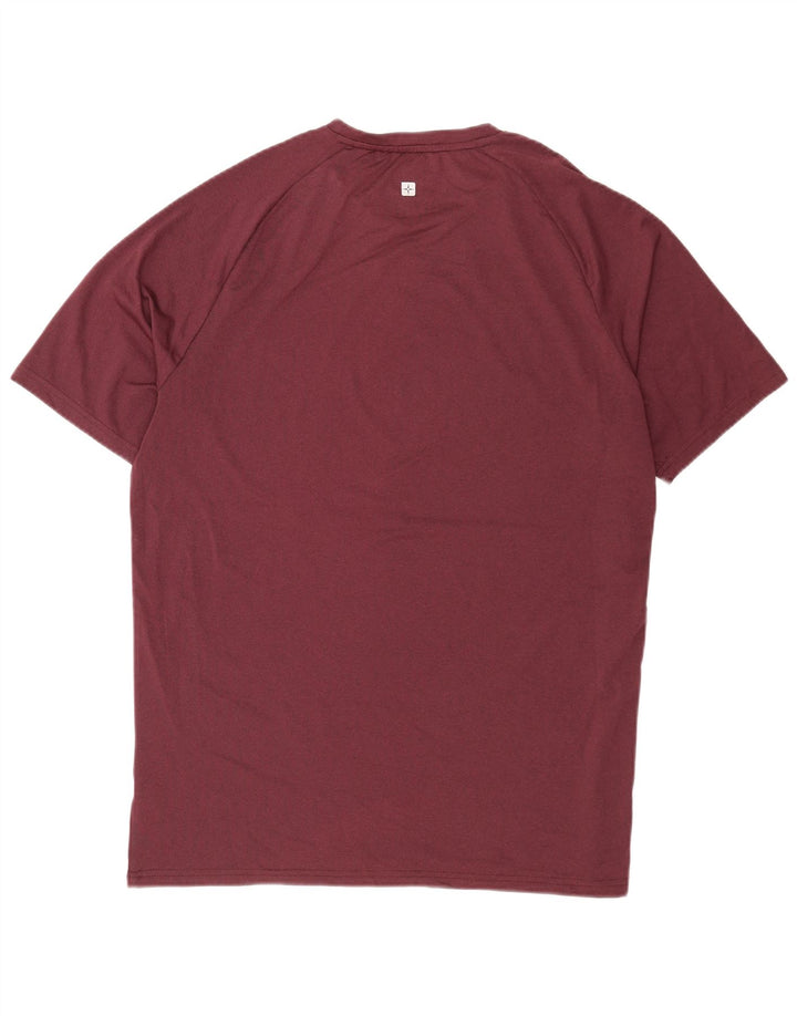 T-shirt da uomo Mountain Warehouse Top grande in poliestere bordeaux