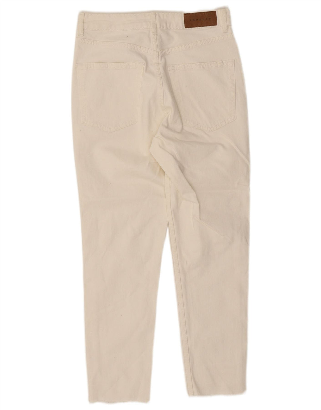 Jeans slim da donna Topshop W28 L26 poliestere bianco