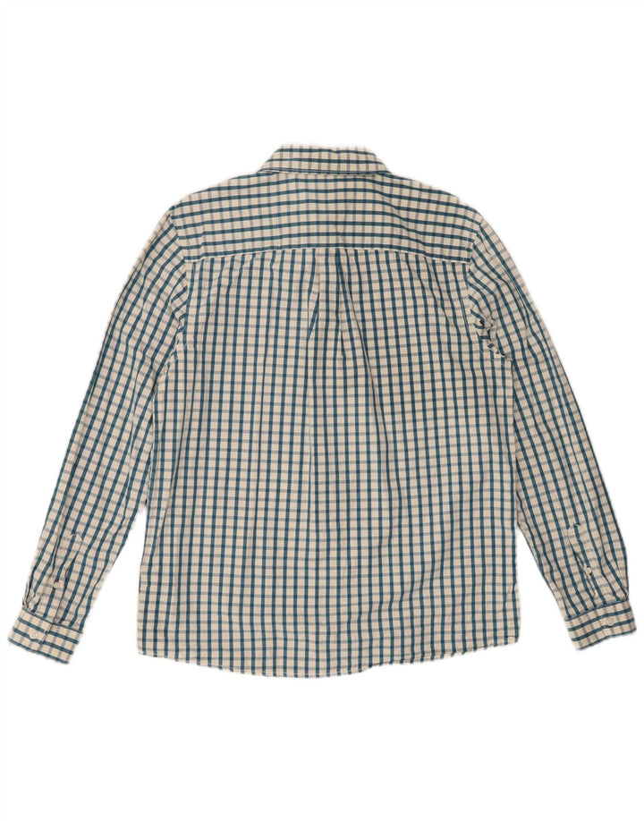Camicia da uomo Classic Fit di White Stuff in cotone a quadri blu medio
