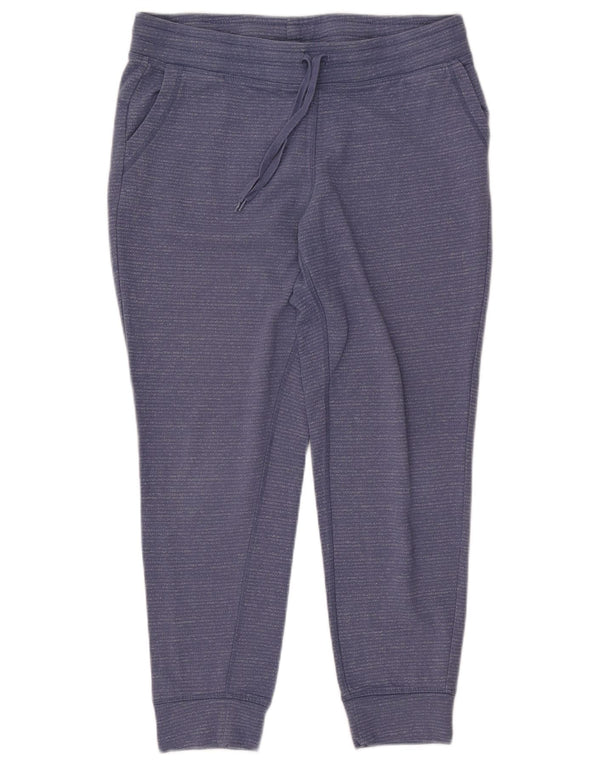 CHAMPION Womens Tracksuit Trousers Joggers UK 14 Large  Blue Flecked