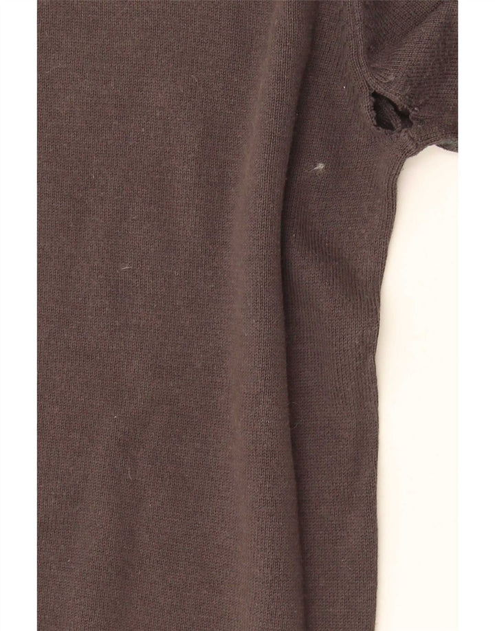 Jack & Jones Maglione da uomo con scollo a V grande cotone grigio a rombi/diamante