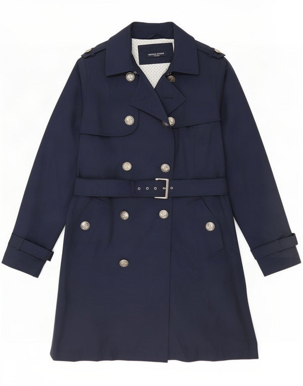 Trench da donna Marina Rinaldi vestibilità ampia taglia 19 piccolo blu navy sportivo