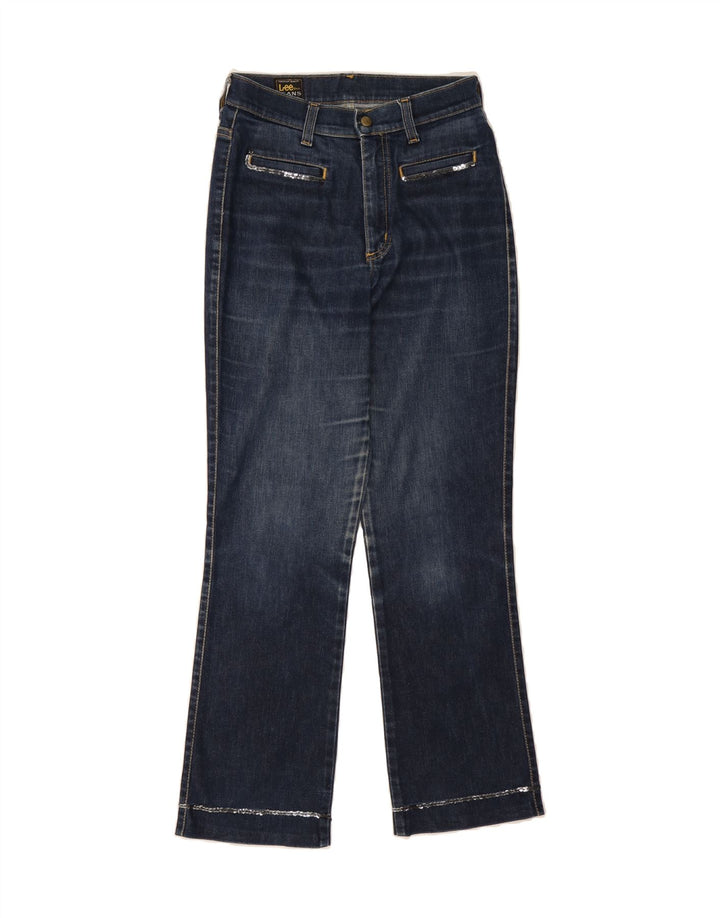 LEE Womens Straight Jeans W30 L30  Navy Blue Cotton Vintage Lee and Second-Hand Lee from Messina Hembry 