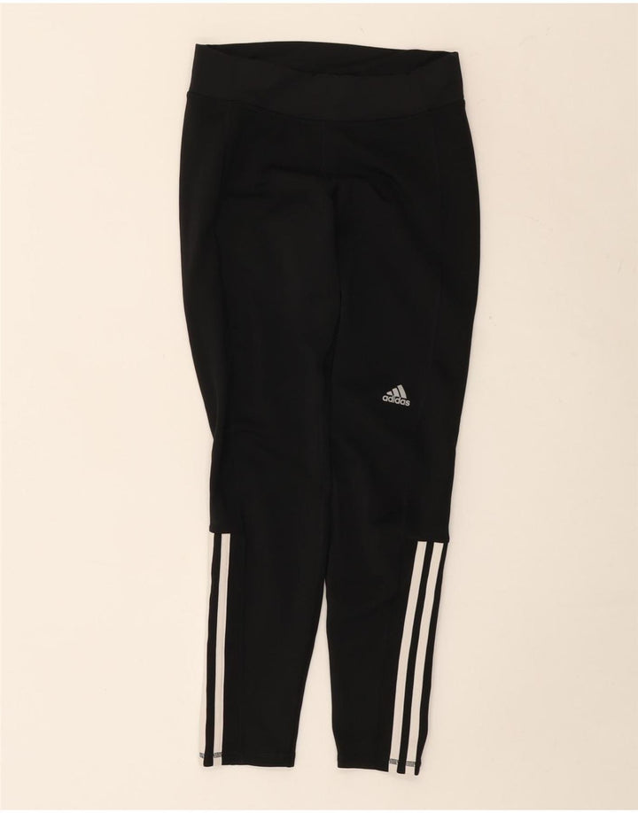 Leggings Adidas da donna UK 8/10 piccolo poliestere nero