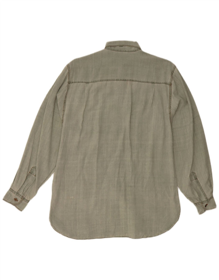 Ball On Camicia da donna Taglia 38 Seta verde medio