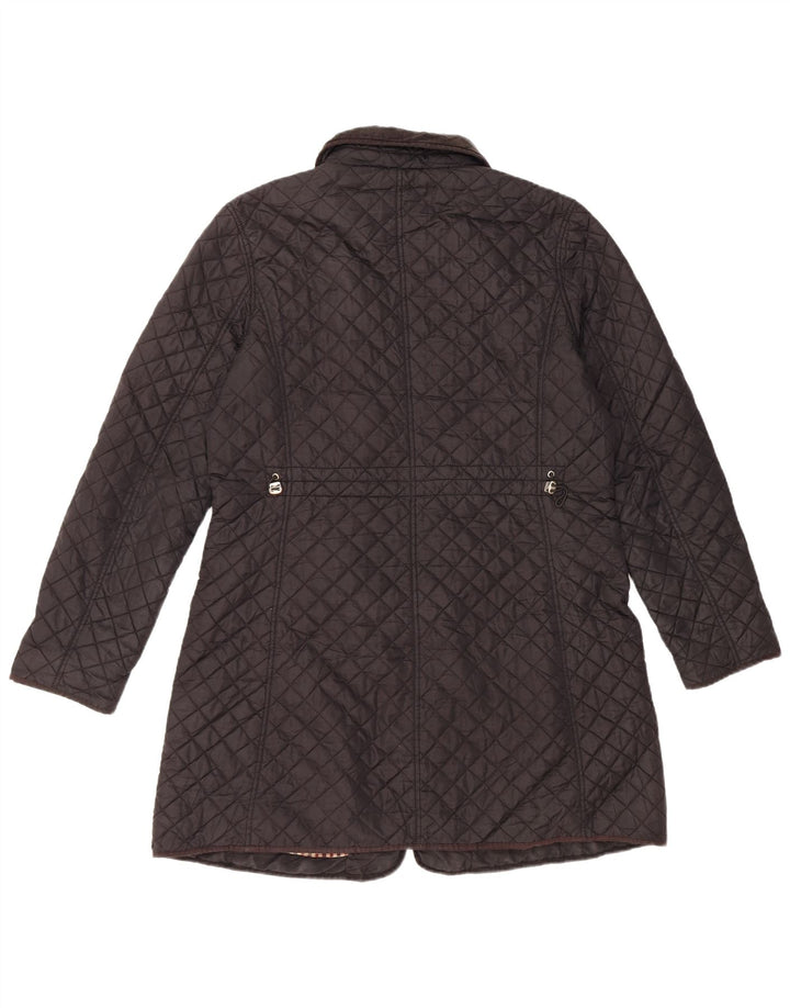 Giacca trapuntata trapuntata da donna Hobbs UK 14 nylon nero medio