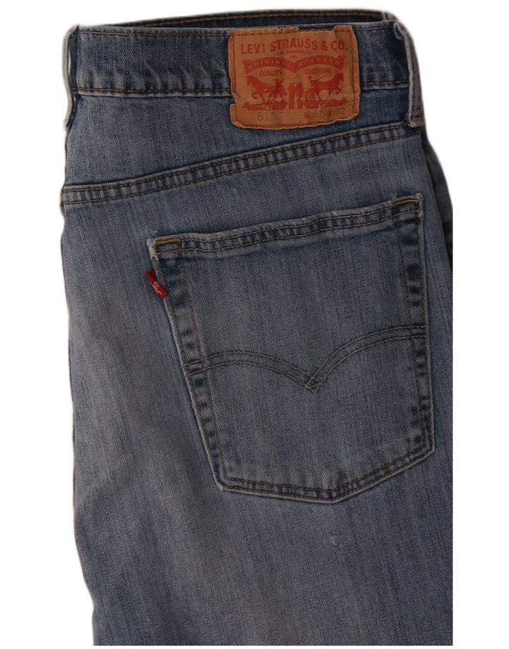 LEVI'S Jeans dritti da uomo 513 W36 L31 Blu