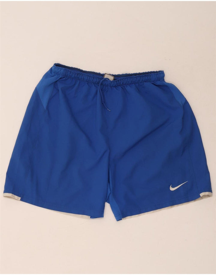 Pantaloncini sportivi Nike da uomo grandi in poliestere blu