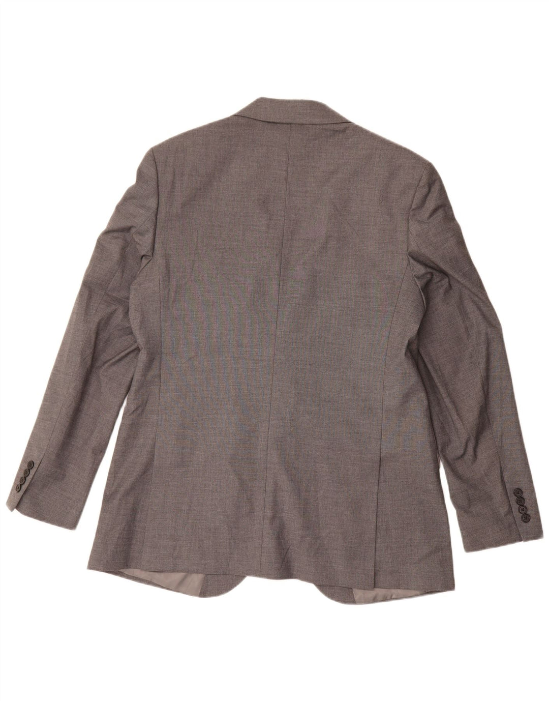 Giacca blazer a 2 bottoni Marks & Spencer da uomo UK 44 XL poliestere grigio