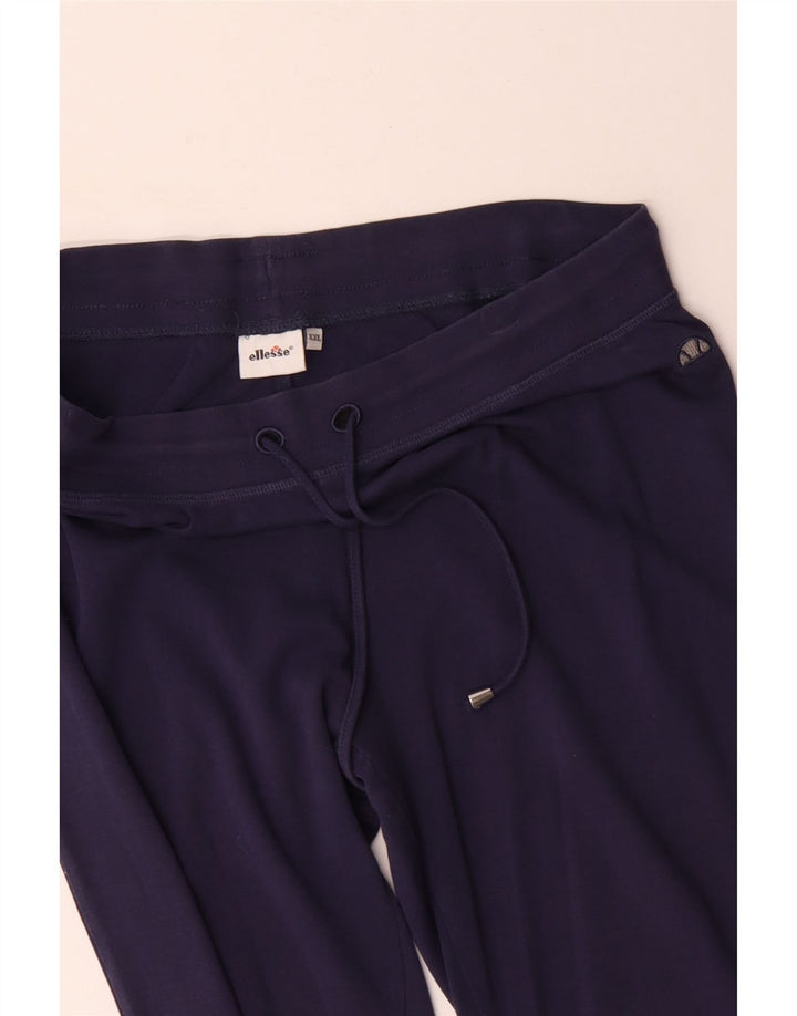 Pantaloni da tuta da donna ELLESSE UK 20 2XL Cotone blu navy