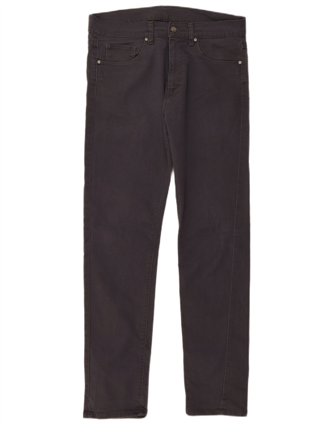 Pantaloni casual slim da uomo CARHARTT W33 L32 in cotone blu navy