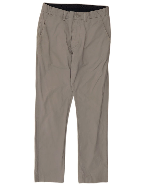Pantaloni chino slim da uomo Marks & Spencer W30 L29 cotone grigio