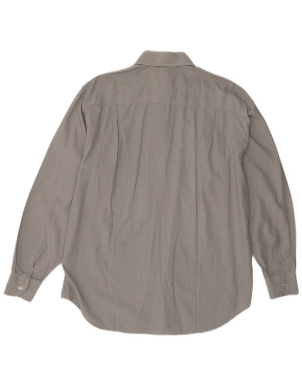 Camicia da uomo Armani Collezioni taglia 41 16 grande gessato grigio