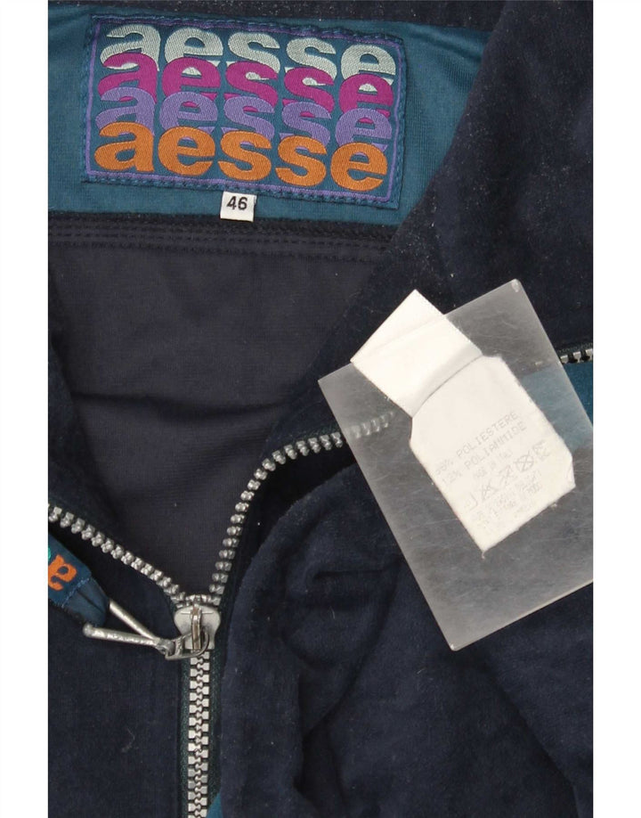 Tuta intera da donna Aesse IT 46 Small Blu Navy Colourblock Sports