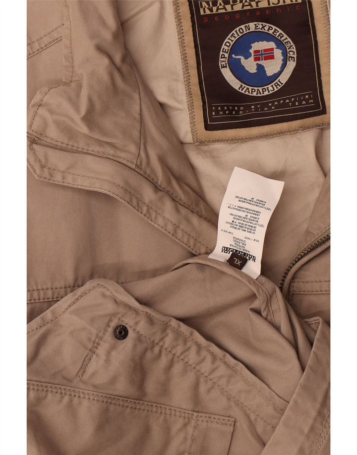 Giubbotto bomber da donna Napapijri UK 18 XL Cotone beige