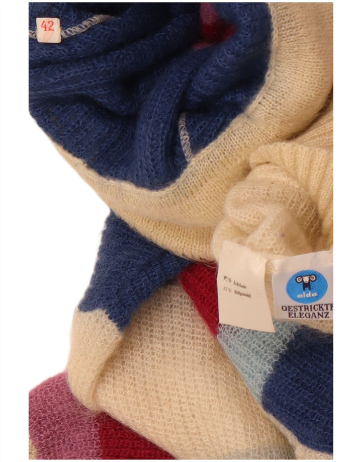 ALDO Maglione da donna con collo alto e maglione EU 42, a righe grandi multicolori