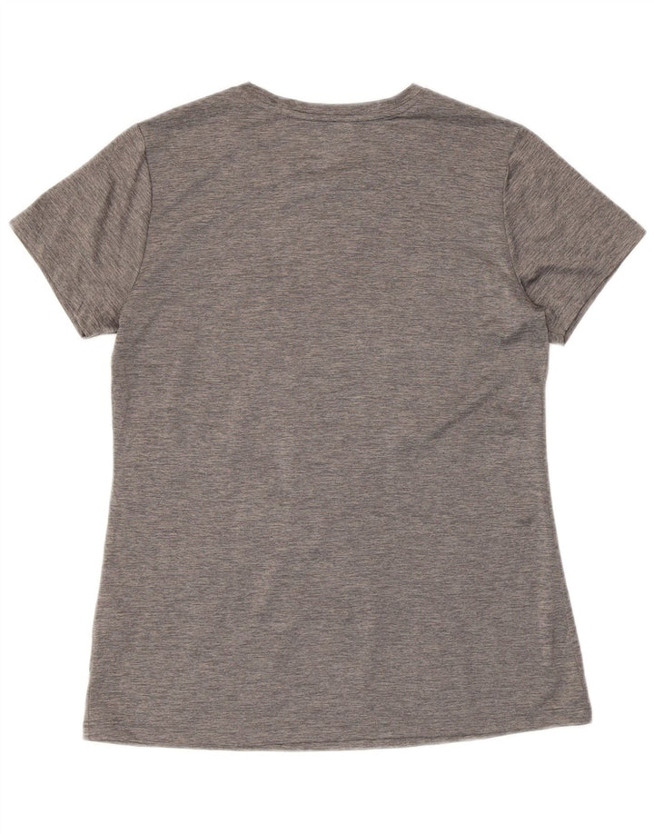 Maglietta grafica da donna Fila Top UK 14 Poliestere grigio medio