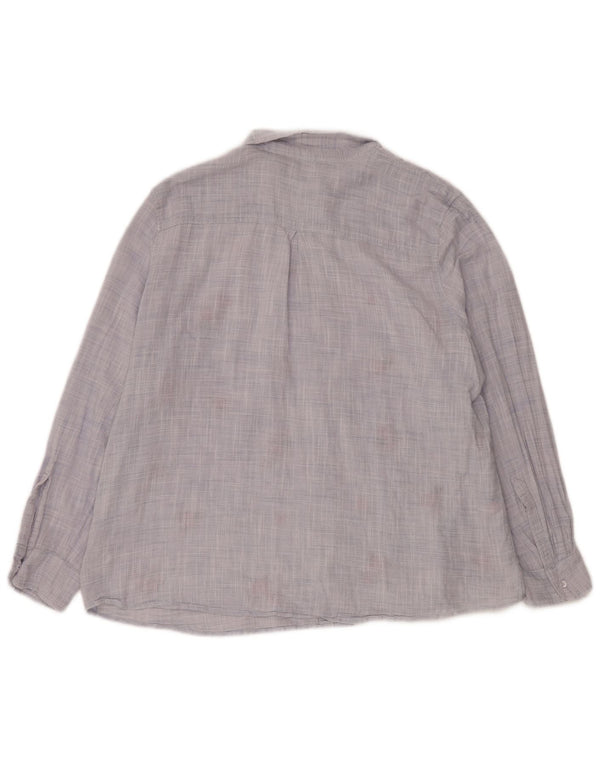 Camicia da donna Marks & Spencer UK 18 XL Cotone floreale blu