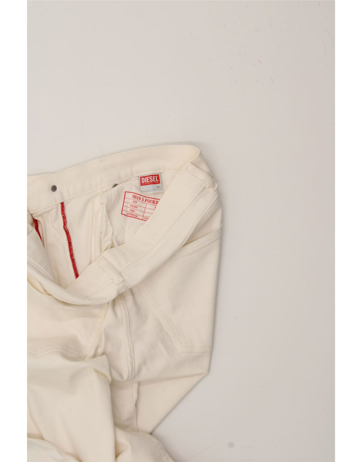 DIESEL Womens Slim Jeans W31 L28 White Vintage Diesel and Second-Hand Diesel from Messina Hembry 