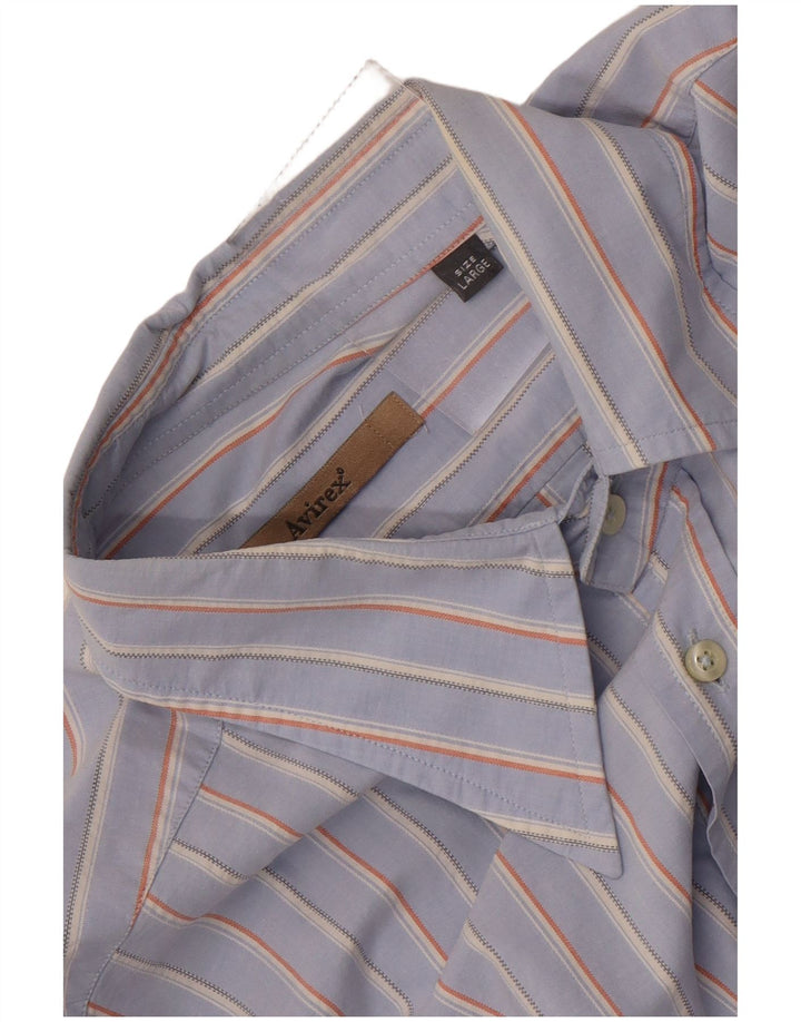 Camicia da uomo Avirex a righe grandi blu