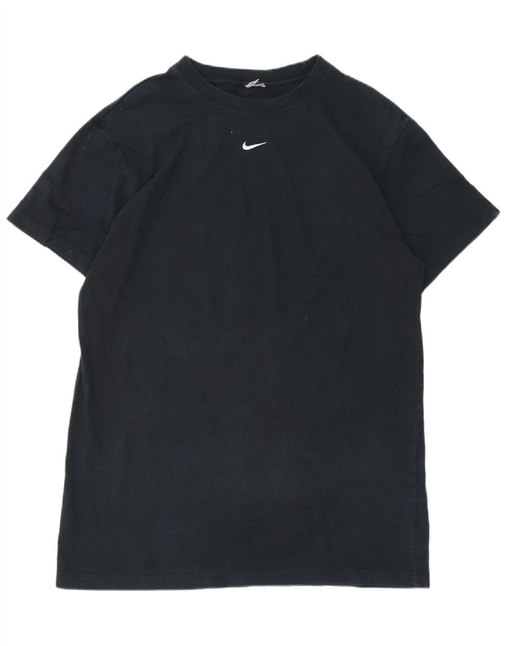 T-shirt da uomo NIKE Top Large in cotone blu navy