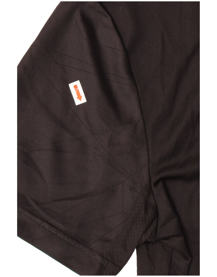 T-shirt da uomo PUMA Top medio nero in poliestere