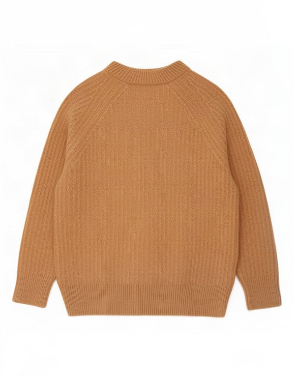 Maglione da donna con scollo a V e maniche a 3/4 Banana Republic UK 14 Beige medio
