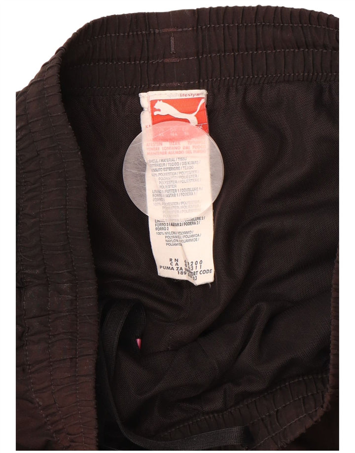 Pantaloni della tuta da ragazzo PUMA 15-16 anni in poliestere nero