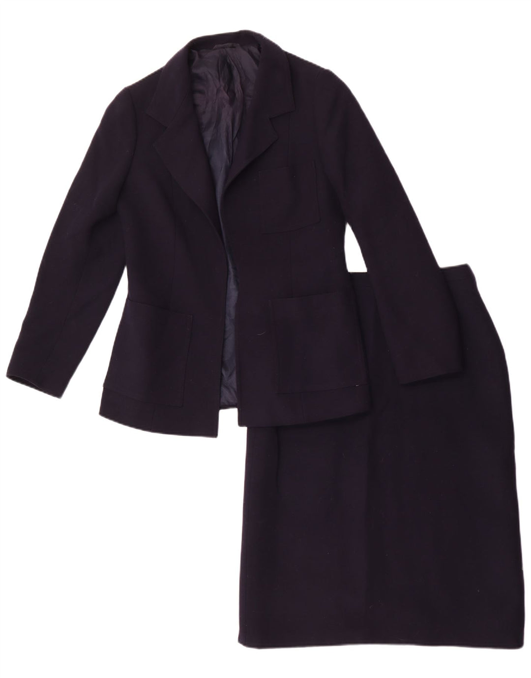 Set gonna 2 pezzi da donna Max Mara IT 44 medio W26 blu navy