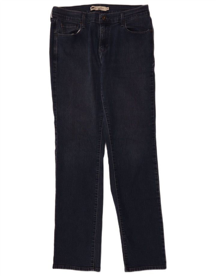 LEVI'S Jeans dritti da donna 506 US 10 Large W32 L32 Blu