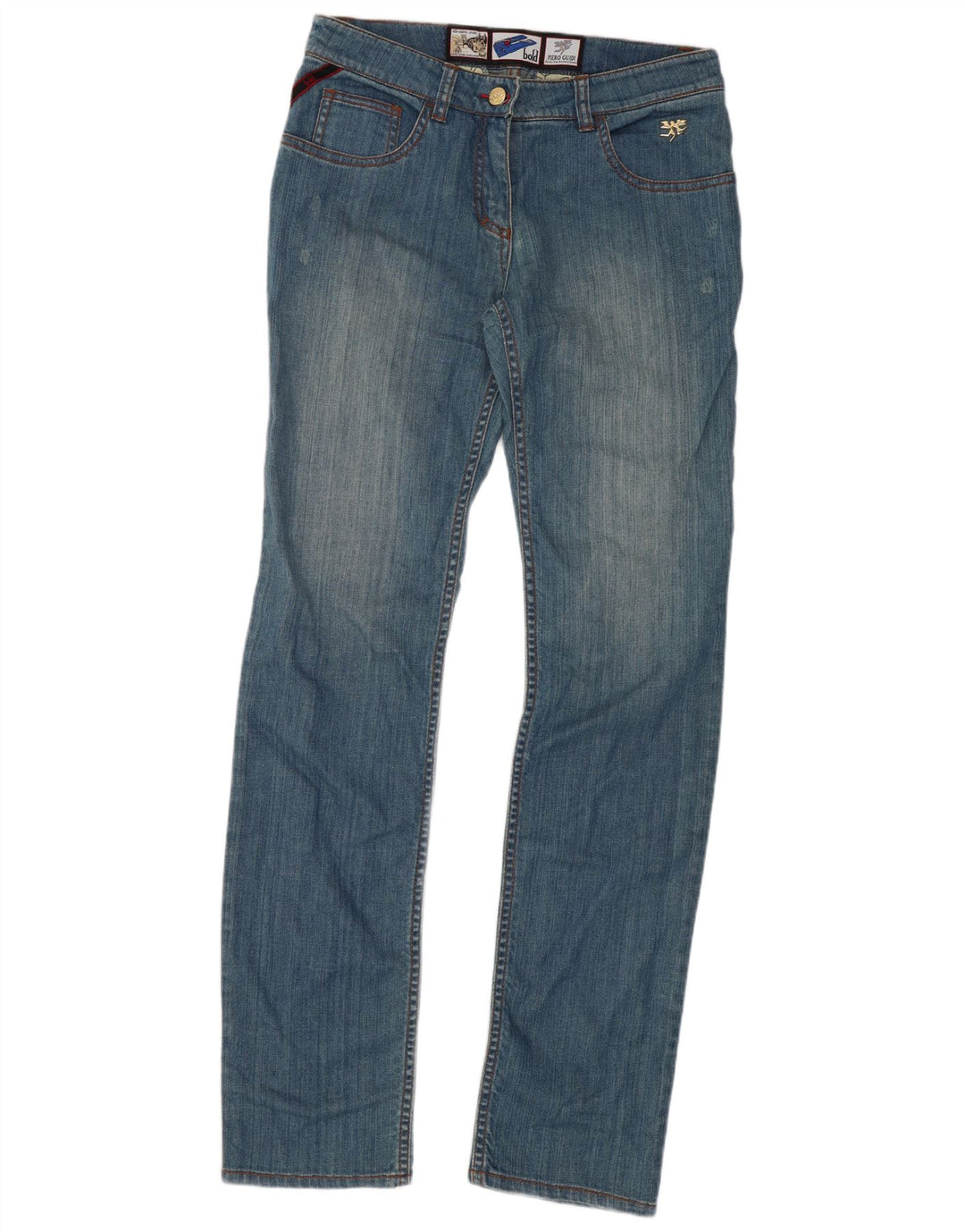 Jeans Slim Donna Piero Guidi W28 L31 Cotone Blu