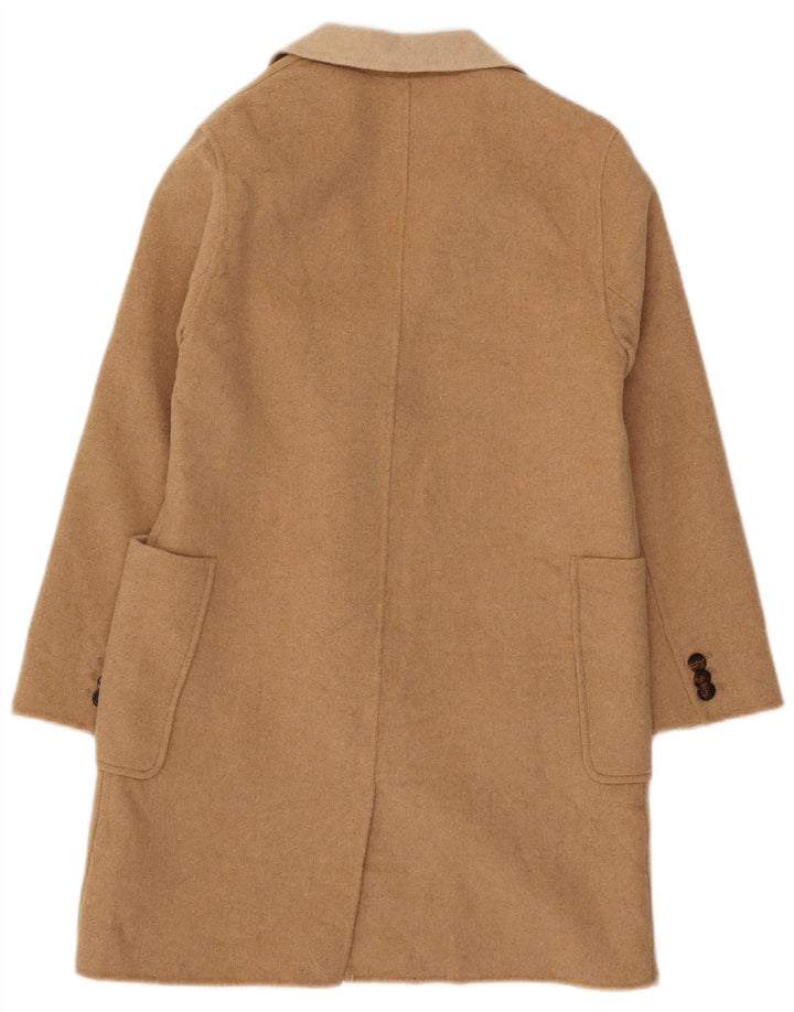 Cappotto Doppiopetto Zara Bambina 13-14 Anni Beige Lana