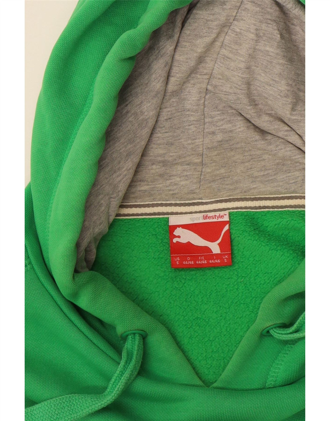 PUMA Mens Graphic Hoodie Jumper Small Green