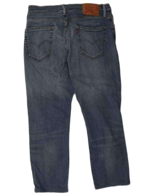 Levi's Uomo 511 Jeans slim cropped W33 L25 Cotone Blu