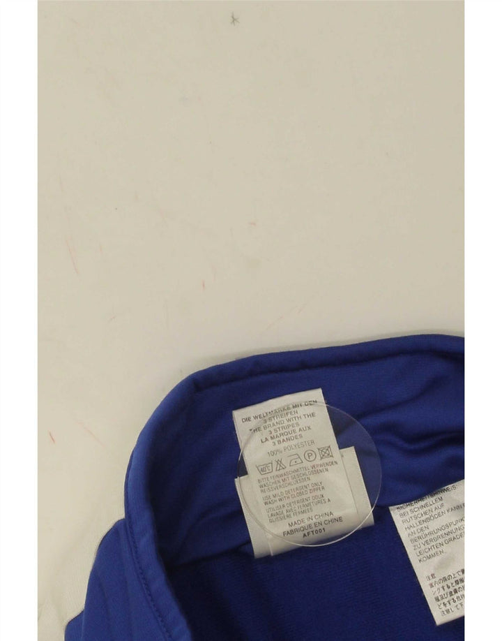 Giacca da tuta da ragazzo Adidas 13-14 anni Blu navy Colourblock