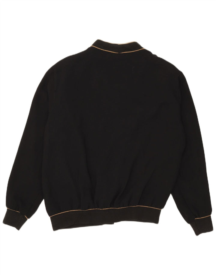Maglione cardigan da uomo Jacques Lorant UK 38 Medium Black Colourblock