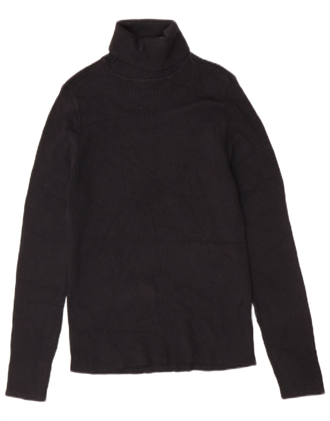 Maglione maglione a collo alto da donna Marks & Spencer UK 12 medio nero