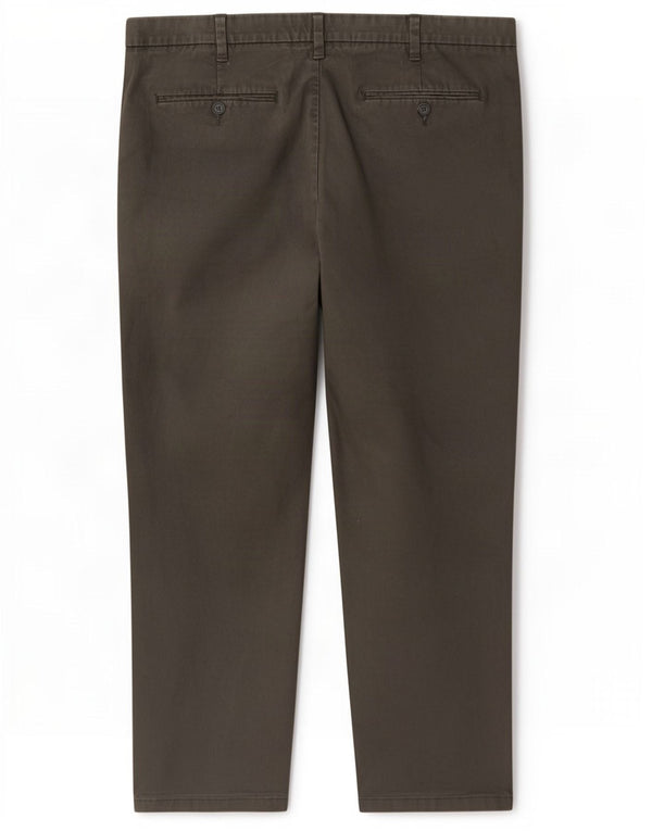 Pantaloni chino vestibilità regolare da uomo Marks & Spencer W42 L29 cotone grigio