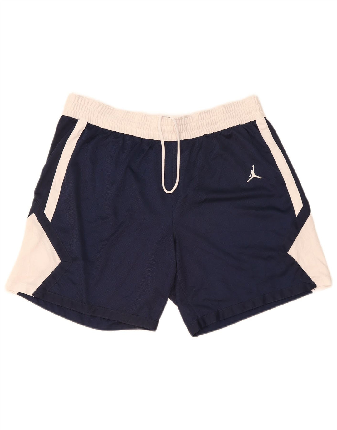 Pantaloncini sportivi Jordan Dri Fit da uomo XL in poliestere color block blu navy