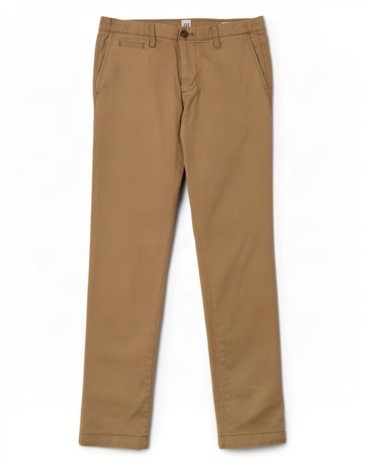 Pantaloni chino slim da uomo Gap W30 L32 in cotone beige
