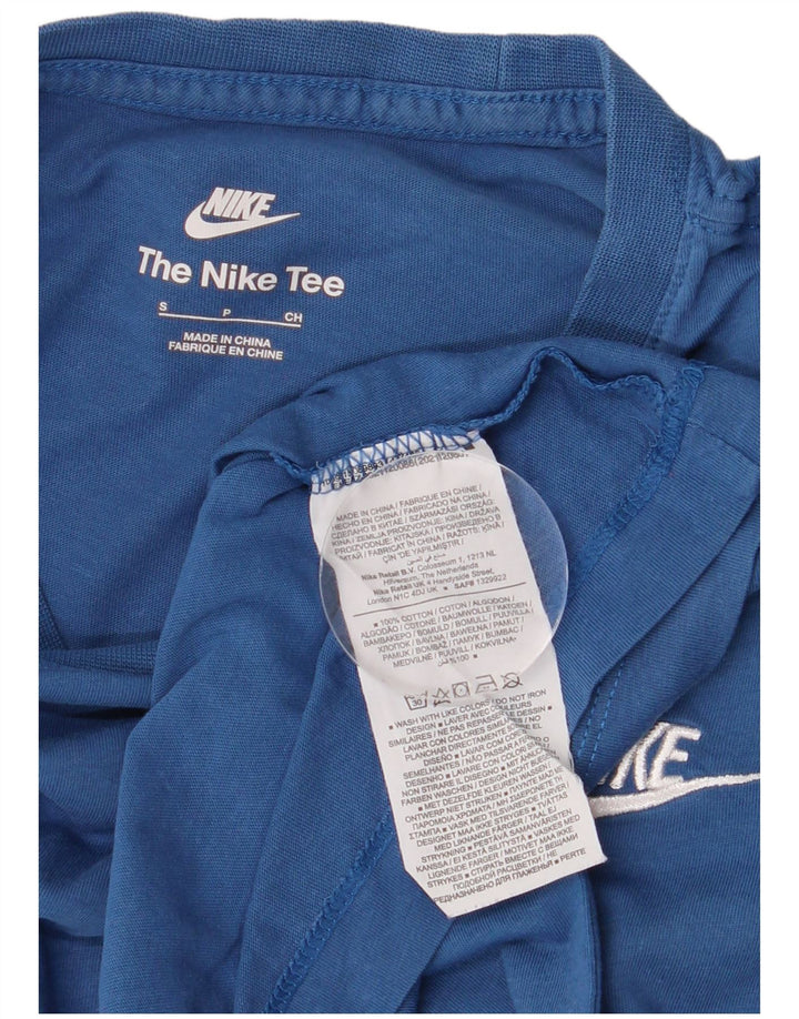 T-shirt Nike da uomo Top Small in cotone blu