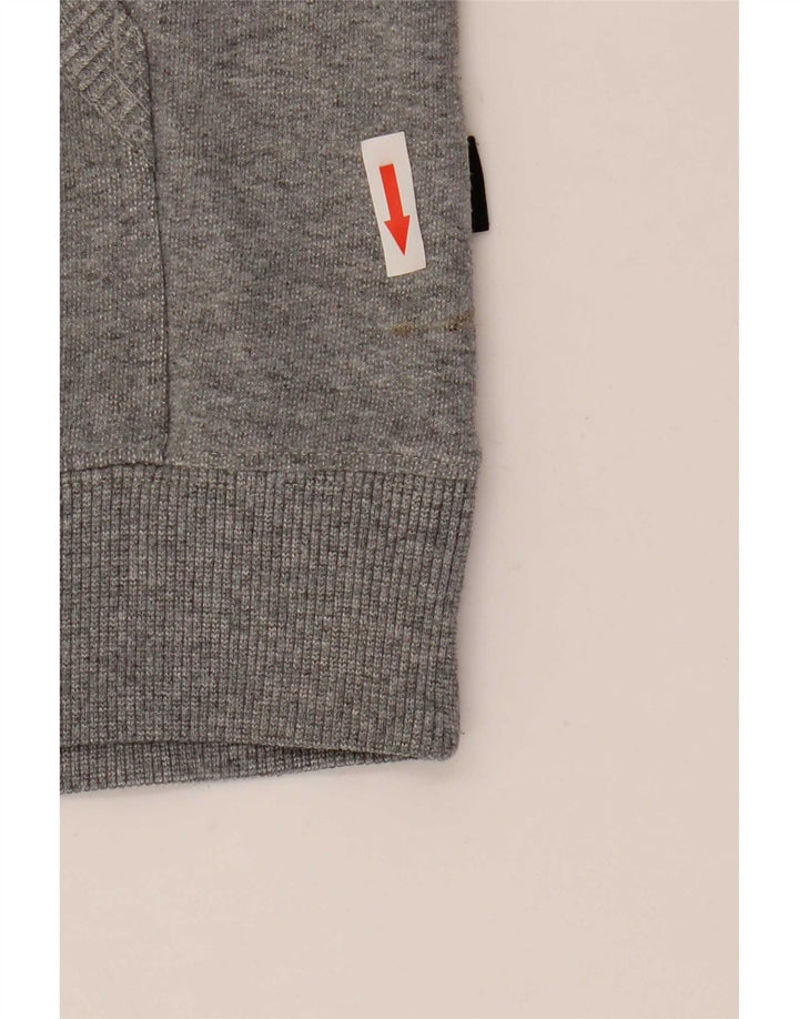 Felpa con cappuccio grafica da uomo Vans grigio medio chiazzato