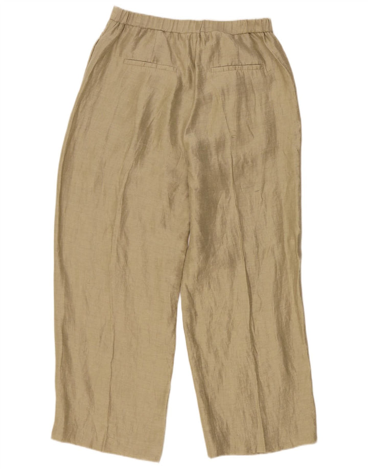 Pantaloni chino dritti da donna Massimo Dutti EU 40 medio W30 L28 Beige