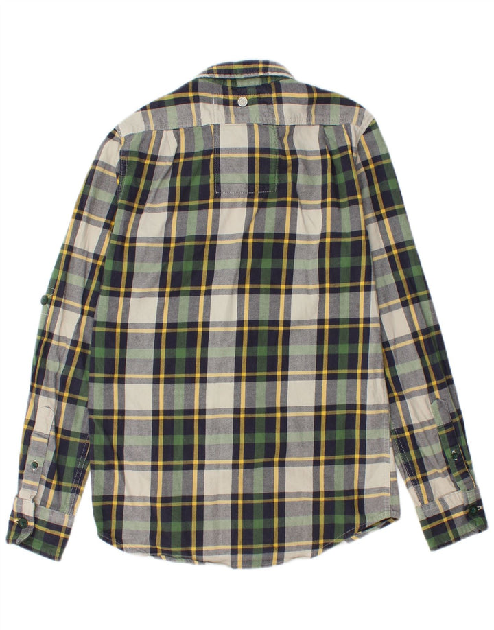 Camicia da uomo classica in flanella a quadri Superdry, piccolo quadretto multicolore