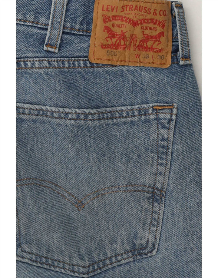 Levi's Uomo 505 Jeans dritti W38 L30 Cotone Blu