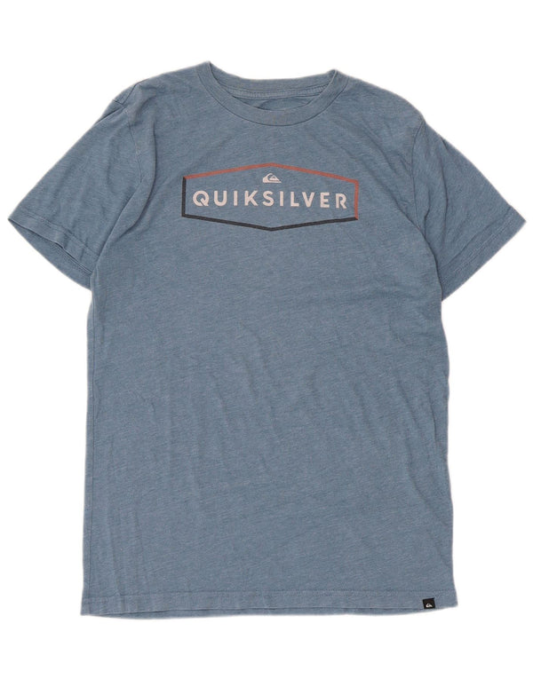T-shirt grafica Quiksilver per ragazzi 13-14 anni XL in cotone blu